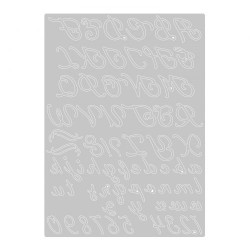 Thinlits Die - Scripted Alphabet 666127