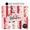 Carta Bella My Valentine Paper Pad 15x15cm