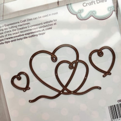 Creative Expressions Craft Dies One-Liner Collection Hearts