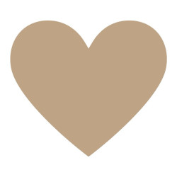 Spellbinders Glimmer Essential Solid Heart Glimmer Hot Foil Plate