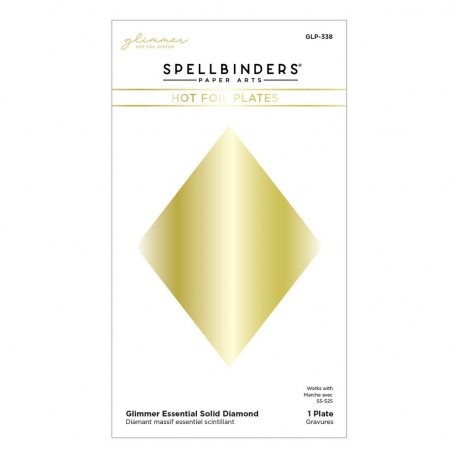 Spellbinders Glimmer Essential Solid Diamond Hot Foil Plate