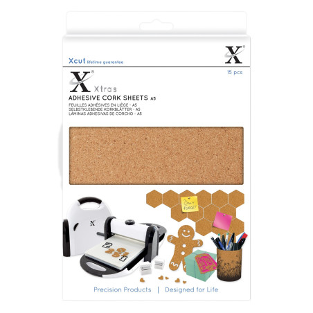 Xcut 15 fogli di Sughero Adesivo