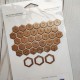Spellbinders Honeycomb Alphabet Hot Foil Plate & Die Sets