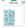 Gorjuss Cling Stamp L Wild Ruby