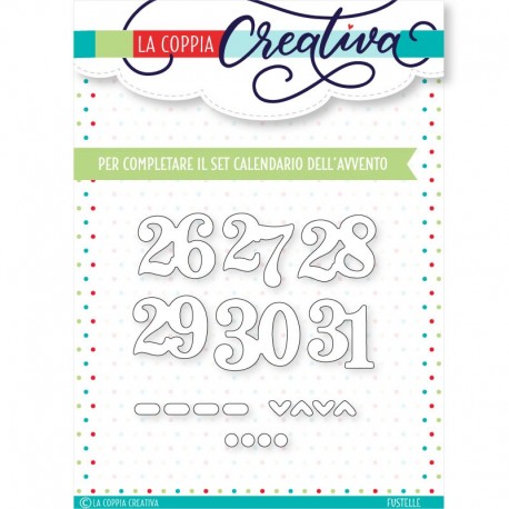 La Coppia Creativa Fustelle NUMERI 26-31