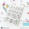 Mama Elephant CELEBRATION CANDLES Clear Stamp