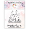 Love In The Moon Clear Stamp Beautifull White Coating of Snow