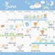 Doodlebug Design Baby Boy First Year Calendar Kit