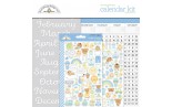 Doodlebug Design Baby Boy First Year Calendar Kit