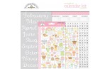 Doodlebug Design Baby Girl First Year Calendar Kit