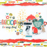 Simple Stories Pet Shoppe Dog Decorative Brads 33pz