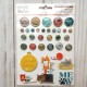 Simple Stories Pet Shoppe Cat Decorative Brads 33pz