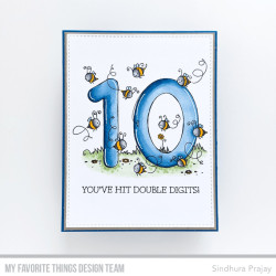 My Favorite Things Number Fun 10 Clear Stamps