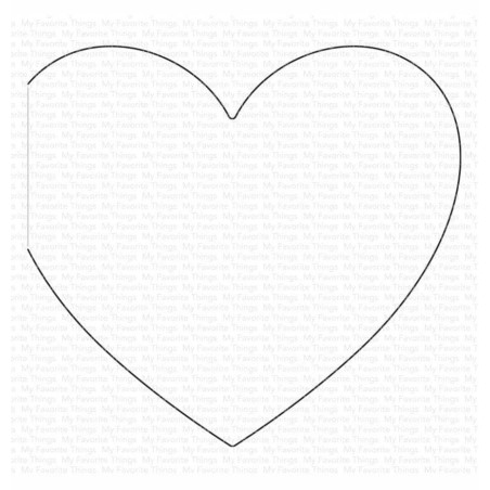 My Favorite Things Hinged Heart Window Die-Namics