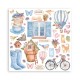 Stamperia Create Happiness Welcome Home Paper Pack 20x20cm