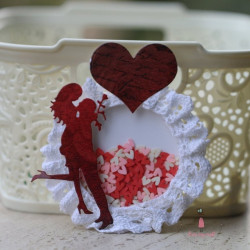 Dress My Craft Cutting Die Couple & Heart