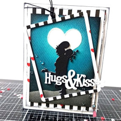 Dress My Craft Cutting Die Couple & Heart