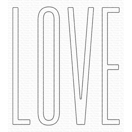 My Favorite Things Tall Love Die-Namics