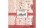 Reprint Hearts Paper Pack 20x20cm