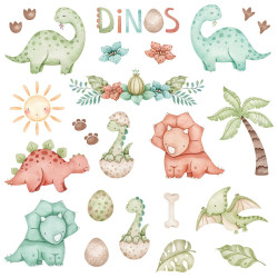 Reprint Dinos Paper Pack 20x20cm