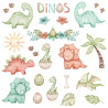 Reprint Dinos Paper Pack 20x20cm