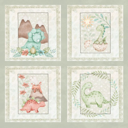 Reprint Dinos Paper Pack 20x20cm