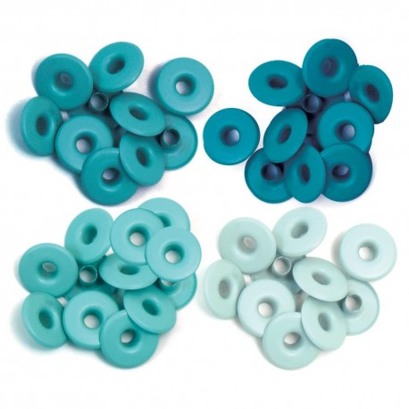 40 Eyelets Wide Aqua We R Memory Keepers