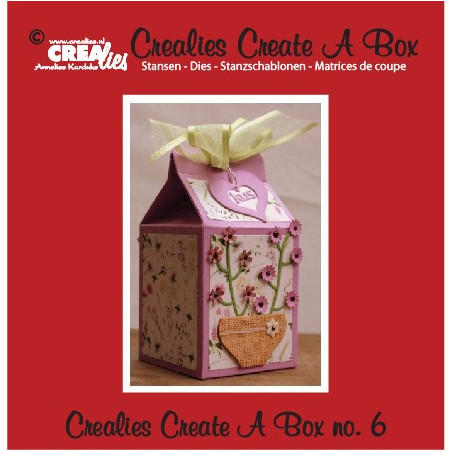 Crealies Create A Box 6 Milk Carton