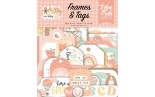 Echo Park Our Baby Girl Frames & Tags 34pz