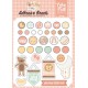 Echo Park Our Baby Girl Adhesive Brads 25pz+8 Chipboard