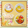 Marianne Design Clear Stamp Hetty's Peek-a-boo Chicken Family