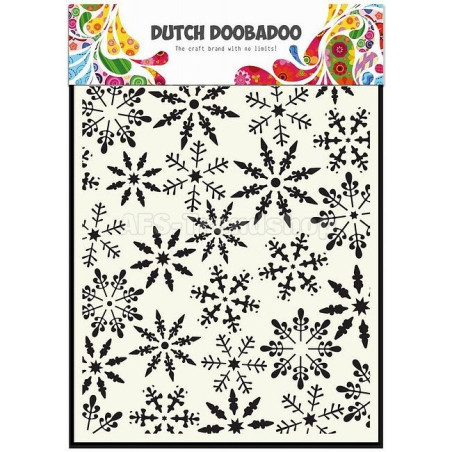Dutch Mask Art stencil A5 Ice Stars