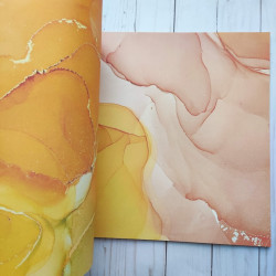 Craft Consortium Craft Papers Ink Drops Sunset 15x15cm