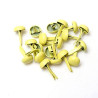 35 BRADS GIALLI da 8mm