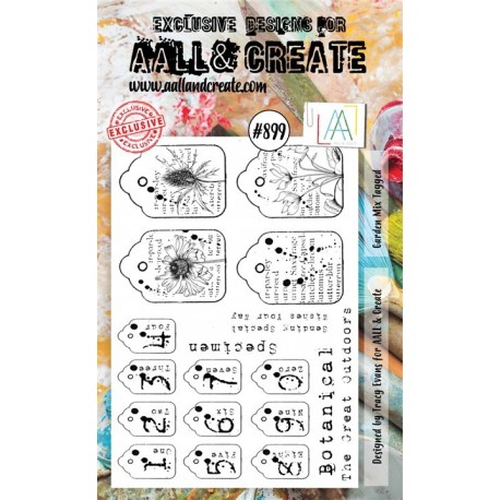 AALL & Create Stamp Set A6 899 Garden Mix Tagged