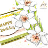 PaperNova Design SERENITY Narcissus Clear Stamp