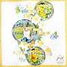 PaperNova Design SERENITY Narcissus Clear Stamp