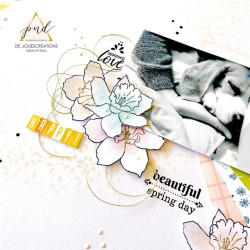 PaperNova Design SERENITY Narcissus Clear Stamp