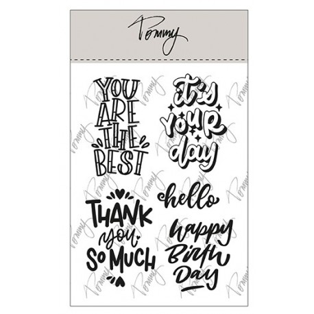 TOMMY Clear Stamps - It’s your day