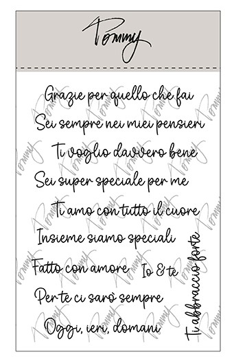 TOMMY Clear Stamps - Persone speciali