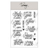 TOMMY Clear Stamps - Mini sentiments