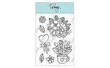 TOMMY Clear Stamps - Funky flowers