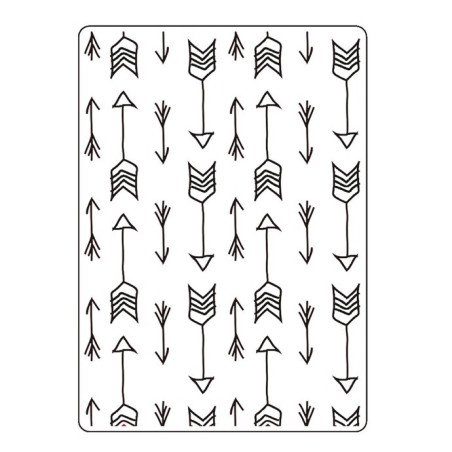 Vaessen Creative Embossing Folder Arrows