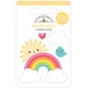 Doodlebug Design Hello Sunshine Doodle-Pops 3D Stickers