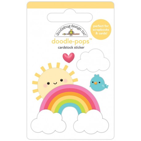 Doodlebug Design Hello Sunshine Doodle-Pops 3D Stickers