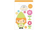 Doodlebug Design Garden Gnome Doodle-Pops 3D Stickers