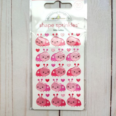 Doodlebug Design Little Ladies Shape Sprinkles