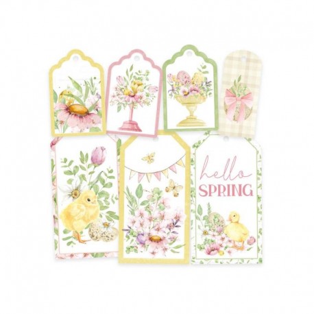 Piatek Decorative Tags SPRING IS CALLING 03 7pz