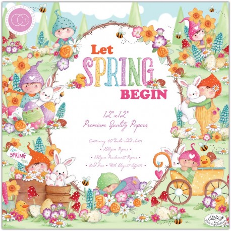 Craft Consortium Let Spring Begin Paper Pad 30x30cm