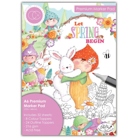 Craft Consortium Let Spring Begin A6 Premium Marker Pad